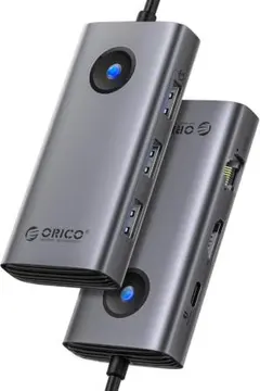 ORICO 6 in1 USB Cハブ 100W PD急速充電 5Gbps