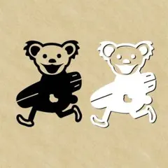 SURF BEAR サーフィン/アウトドアカッティングステッカー　2枚組のサムネイル