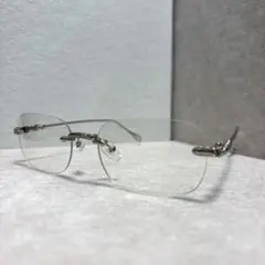 リムレス サングラス 縁なし メタルフレーム 軽量 伊達　ツーポイント　韓国風