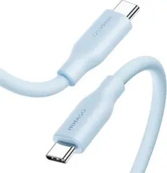 NIMASO USB-C & USB-C ケーブル 100W シリコン素材採用