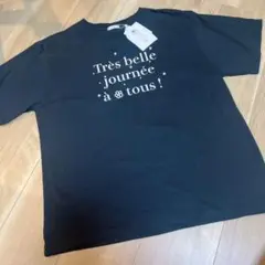 しまむら　辻希美　アンジュシャルム　パール付きTシャツ　Mサイズ