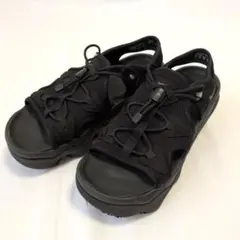 NIKE エアマックス ココ サンダル 25 オールブラック