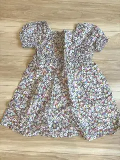 美品　baby GAP 花柄 半袖ワンピース 110