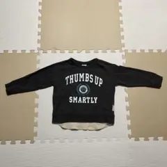 DIAMOND TAIL 長袖カットソーグレーよりの 黒