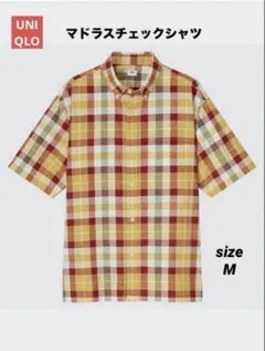 UNIQLO 半袖 マドラスチェックシャツ Mのサムネイル