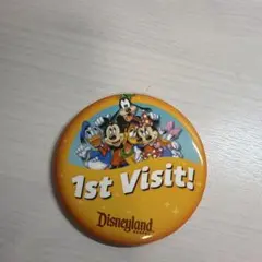 ディズニーランドリゾート 1st Visit! ピンバッジ
