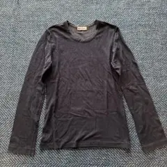 45RPM ロンT シンプル長袖Tシャツ　紺色のサムネイル