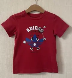 アディダスオリジナルス　Tシャツ　トレフォイル　赤80 バドミントンのサムネイル