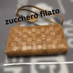 最終値下げ zucchero filato 財布ショルダーバッグ　キャメル