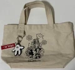 東京ディズニーリゾート　ミルクフェドコラボ　ミッキー ミニー トートバッグ