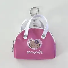 サンリオ 日焼けキティ ミニバッグキーホルダー ピンク