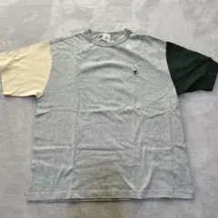 Champion Tシャツ Lサイズ グレー/グリーン/ベージュ