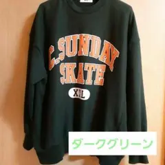 WEGO トレーナー スェット Mサイズ ダークグリーン ウィゴー