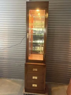 マルニ 地中海 照明付 キュリオケース コレクションケース 飾り棚