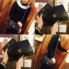 美品 CHANEL マトラッセ ラムスキン