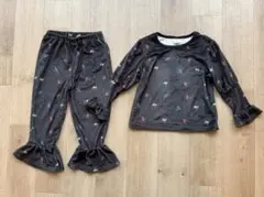 フリル付き花柄パジャマ 100cm