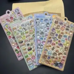 【残3セット】Shanle製ぷっくりシール4枚セット