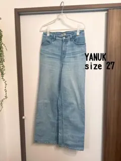 【YANUK】野沢和香コラボ　Purity サイズ27 ライトブルー