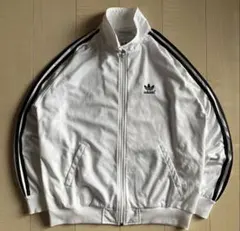 【入手困難】80s後半adidasトラックジャケット万国旗ホワイト　白