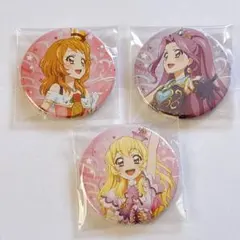 アイカツ 缶バッジ 星宮いちご 大空あかり 神崎美月 大スター宮いちごまつり ①