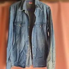 EDWIN デニムウエスタンシャツ 長袖のサムネイル