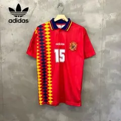 adidas スペイン代表 シャツ 赤 黄 - メルカリ