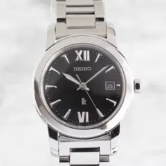 稼働品SEIKO LUKIAセイコールキア 腕時計 黒文字盤 7N82-OEEO