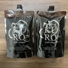 バランローズKURO クリームシャンプー ナチュラルブラック400g 3本