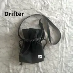 Drifter ドリフター ドローストリング ショルダーバッグ 巾着 ブラックのサムネイル