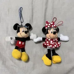 東京ディズニーリゾート ミッキー&ミニー ぬいぐるみバッジ