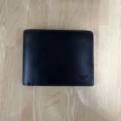 EMPORIO ARMANI 二つ折り財布 ブラック
