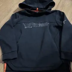 PUMA フード付きパーカー 120cm ブラック