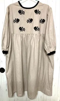 ETHICAL CRAFTS by SM2リサイクルコットン　刺繍ワンピース