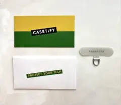 新品 CASETiFY ストラップカード シルバー