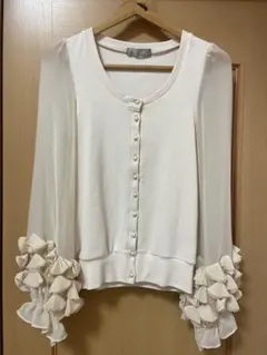 Narcissus シフォンフリルカーディガンのサムネイル