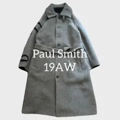 ポールスミス　19AW ビックロゴロングコート　グレー　Mのサムネイル