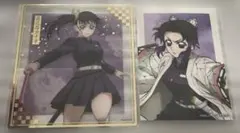 鬼滅の刃　オンラインくじ　栗花落カナヲ　クリア色紙　ブロマイド胡蝶しのぶアニプレ