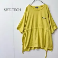 【シェルテック】Rodeo cs. 半袖Tシャツ 鮮やかイエロー ゆるだぼのサムネイル