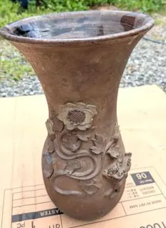 ピータン 壺 龍 壷 つぼ 甕 陶器 - メルカリ