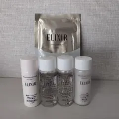 エリクシール　シュペリエルリフトモイストマスクＷ　美白化粧水Ⅱ　化粧水Ⅱ　乳液Ⅱ