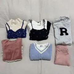 女の子向け　120 長袖　トップス　ボトムス　秋冬　まとめ売り