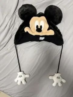 ディズニー　ミッキーマウス フリース帽子