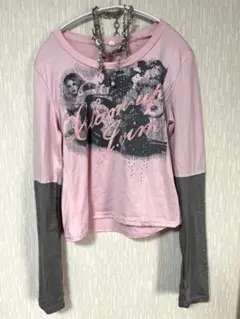 ⭐︎Y2K⭐︎ラインストーン トップス