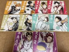 ハイキュー　ミニ色紙　10枚セット