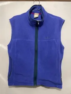 90s USA L.L.BEAN エルエルビーン　フリース ベスト M-L筆記体