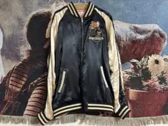 ［中古品］vanson バンソン　トムとジェリー　スカジャン　XXL