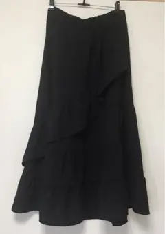 Dazy 黒　ティアードスカート　L