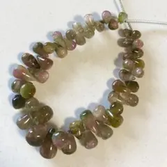 マルチカラートルマリンのスムースティアドロップ