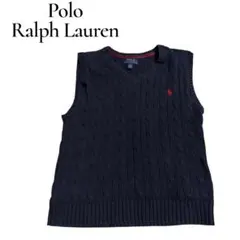 Polo Ralph Lauren ケーブルニット ベスト ネイビーのサムネイル