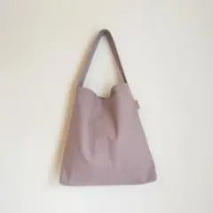 スクエアワンハンドルバッグ　Ｍサイズ　ライラック